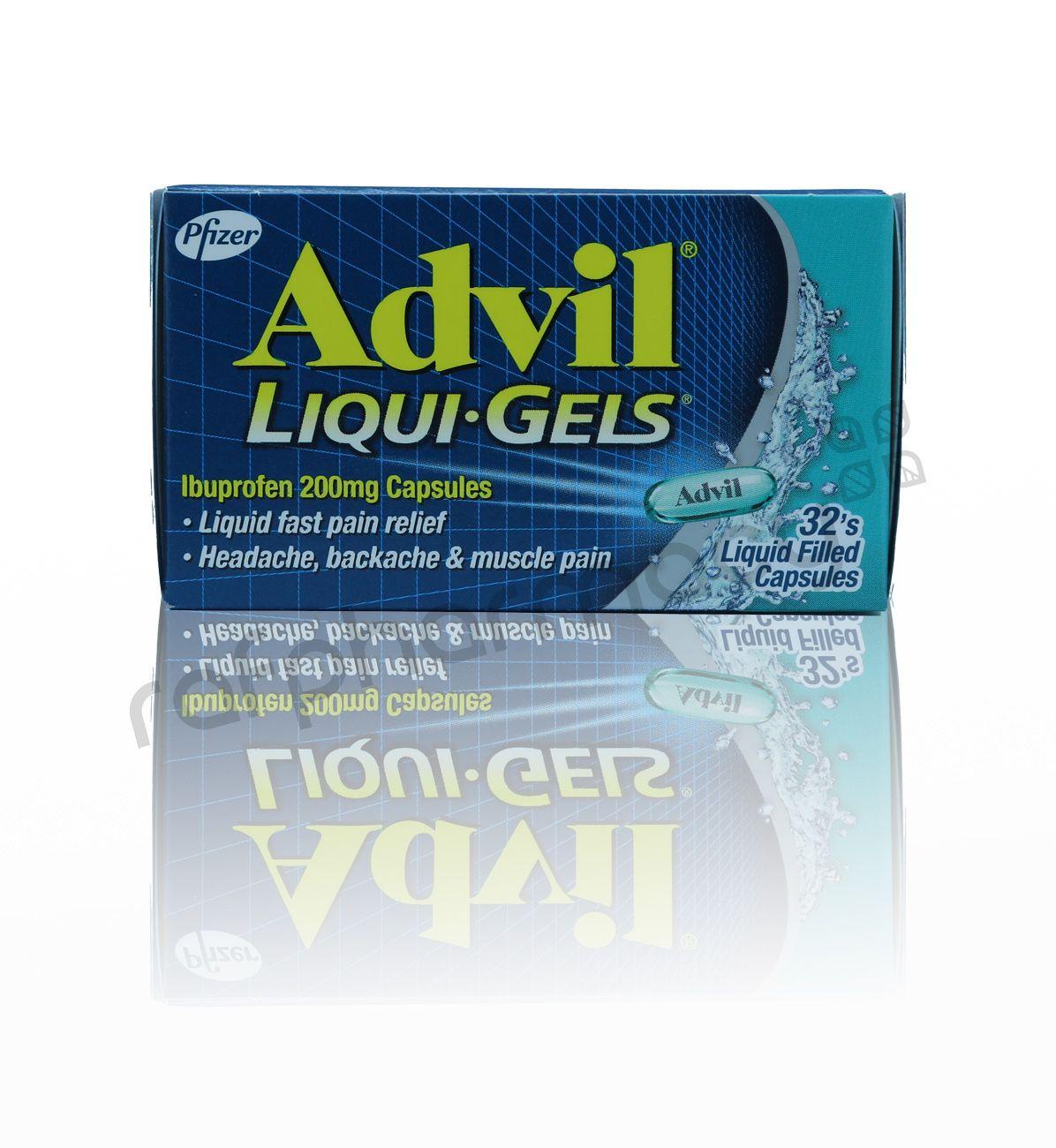 Advil Liqui Gels Fast Pain Relief 32S