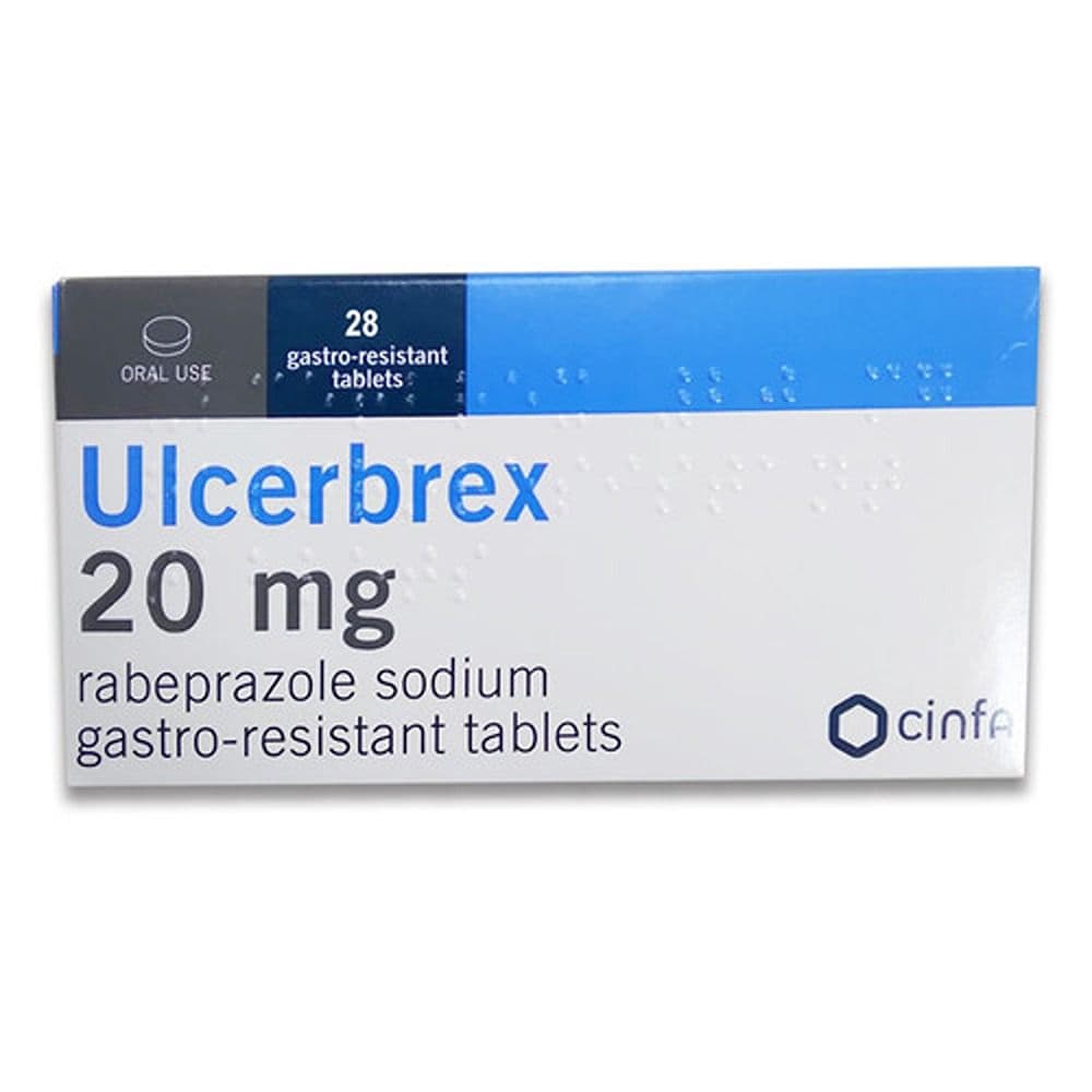 Ulcerbrex 20 Mg 28 Tablets