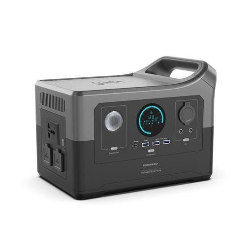 Powerology 120000Mah 700W Smart Power Generator Direct Ac Re-Charge - 80% In 1 Hour Gray