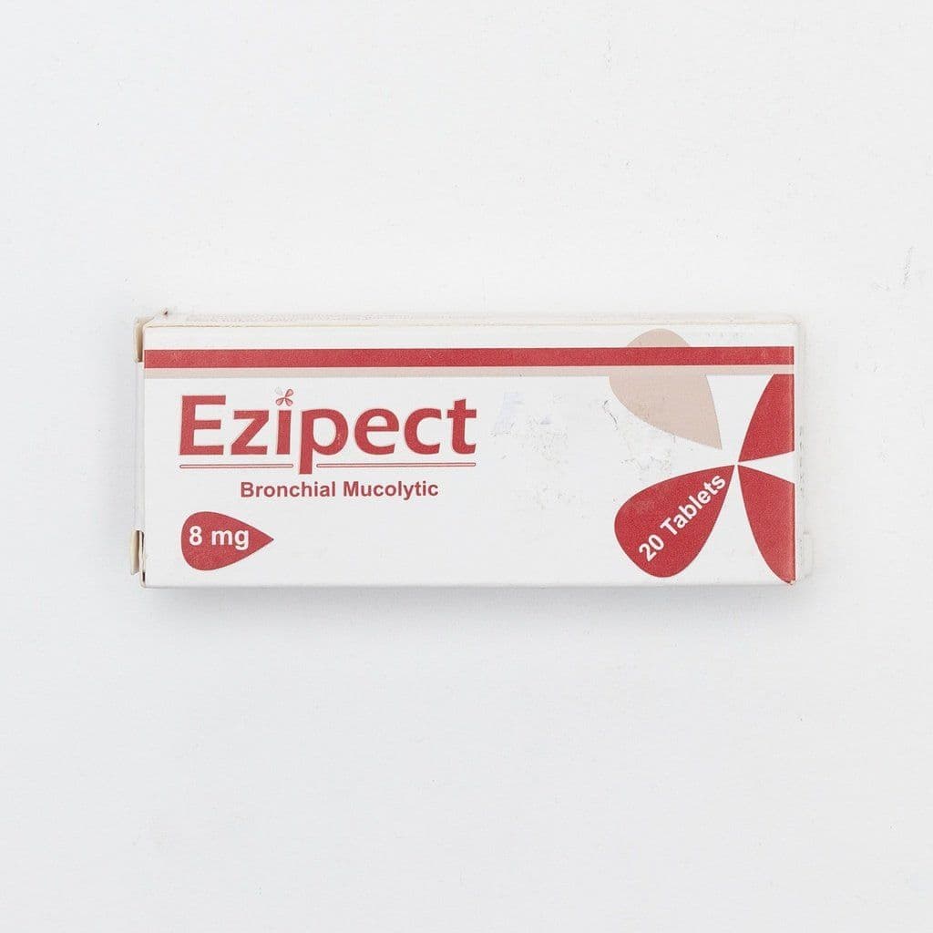 Ezipect 8 Mg 20 Tablets