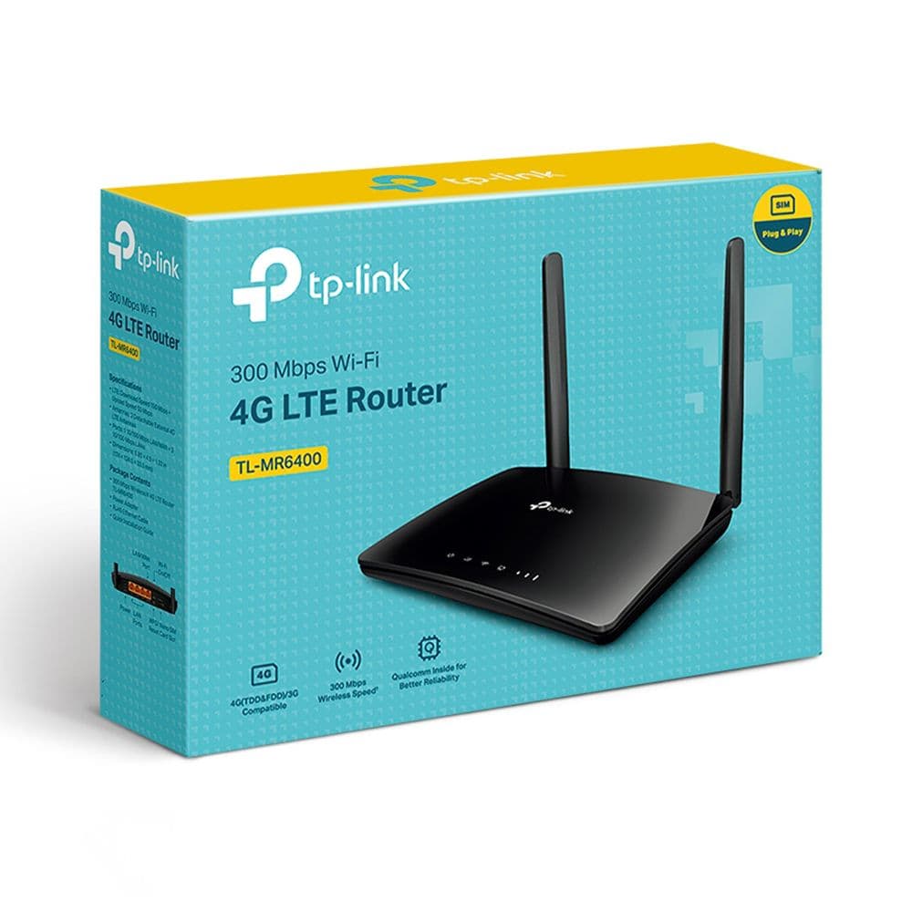 Tp-Link N300 Wireless Lte Router Mr6400