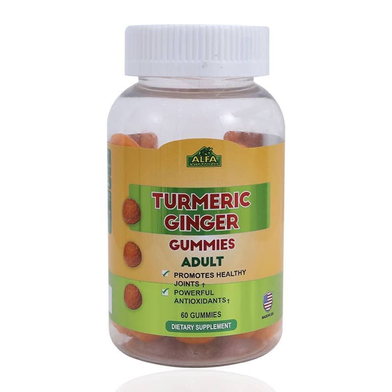 Alfa Turmeric Ginger Gummies Adult 60'S #19738