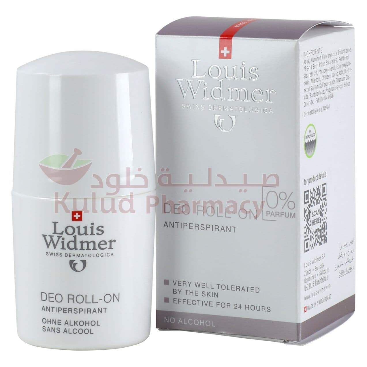 Louis Widmer Non Perfumed Deo Roll  50 ML