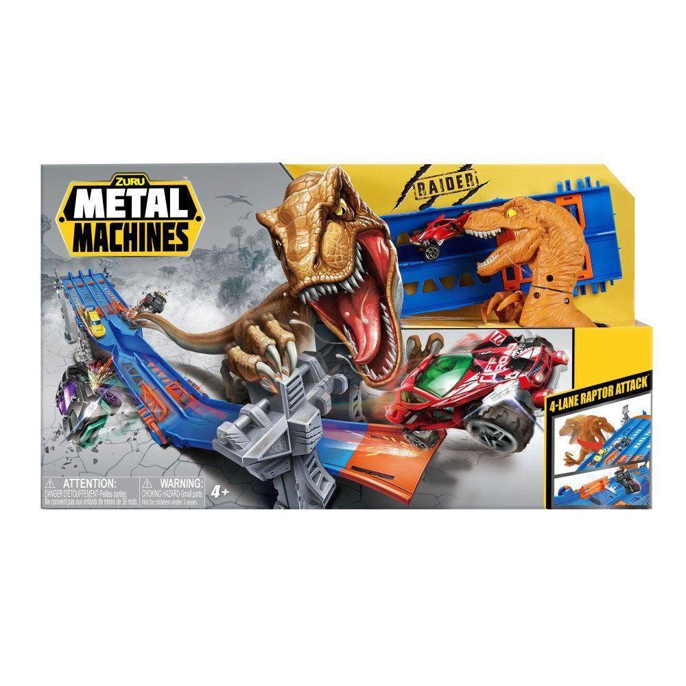 Zuru Metal Machines-Playset-Series 1 4-Lane Madness,Bulk,4Pcs,No Inner,Std Color