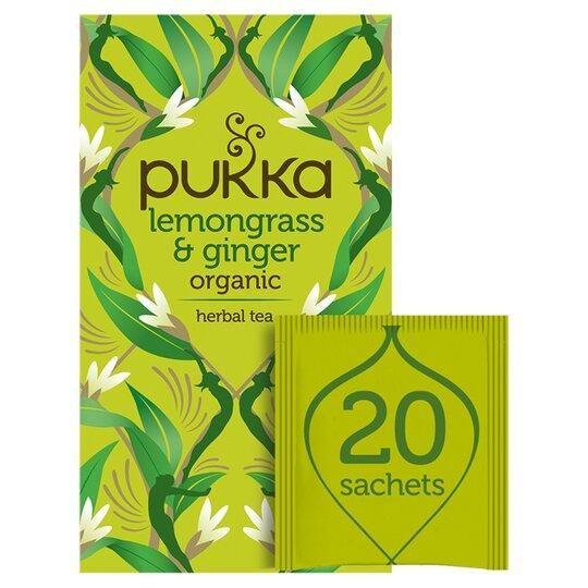 Pukka Lemongrass & Ginger Organic Tea 20 Bags