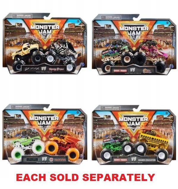 Spin Master Monster Jam 1:64 Vehicles 2 Pack Assorted 6064128