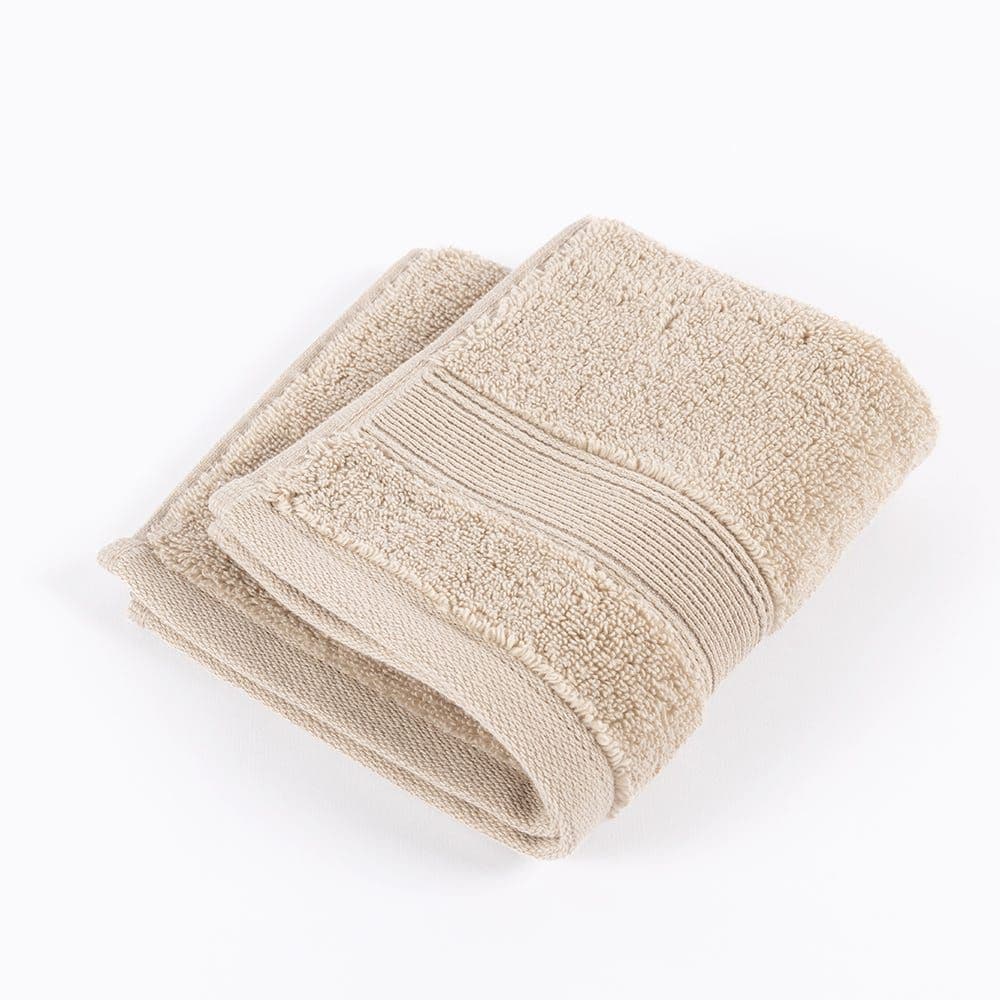 Micro Pleat Wash Towel, Fog - 630 Gsm, 30X30 Cm