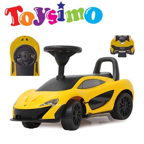 Yellow Mclaren Licensed Tolo Car