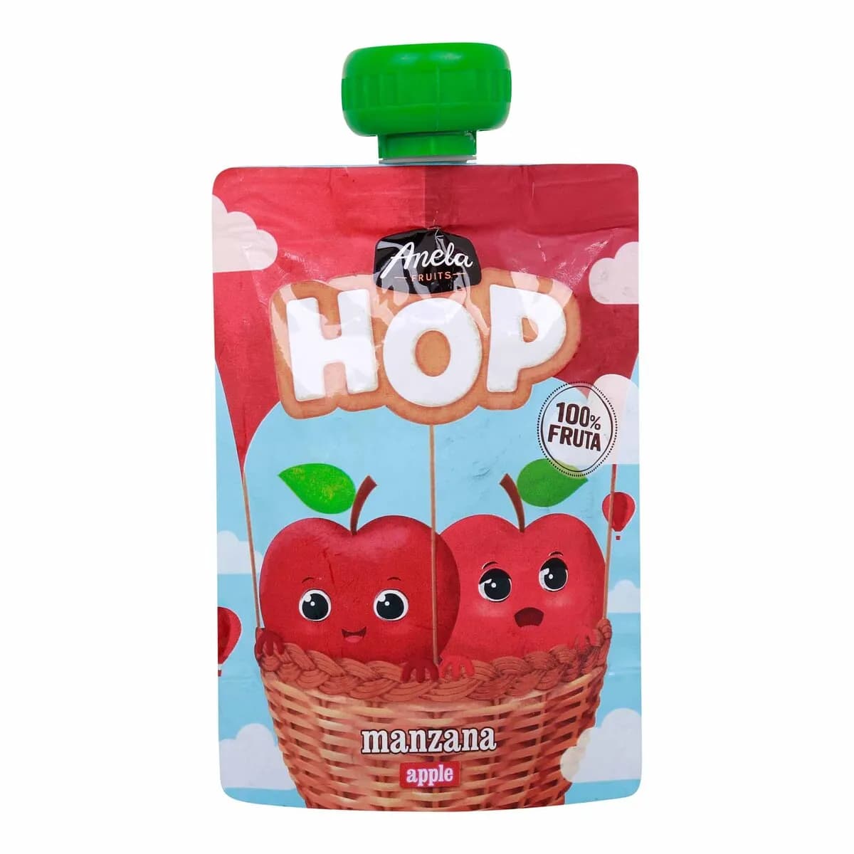 Anela Fruits Hop Apple Pouche, 100 G