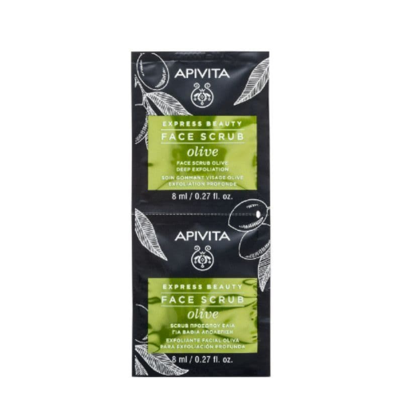 Apivita Express Exfoliating Olive 2X8Ml Cream  2 PC