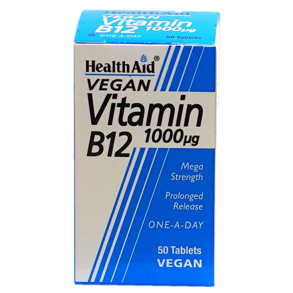 Healthaid Vitamin B12 1000 Mg 50 Tablets