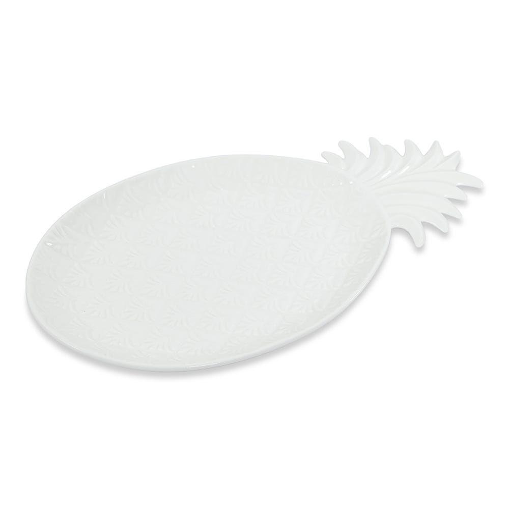 Madagascar Serving Platter, White - 28X17 Cm