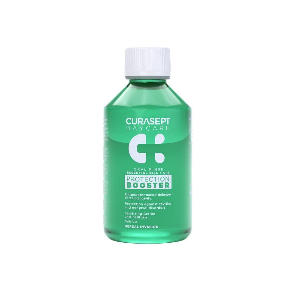 Curasept Mouth Wash Daycare Protect Booster Herbal Invasion 250ML