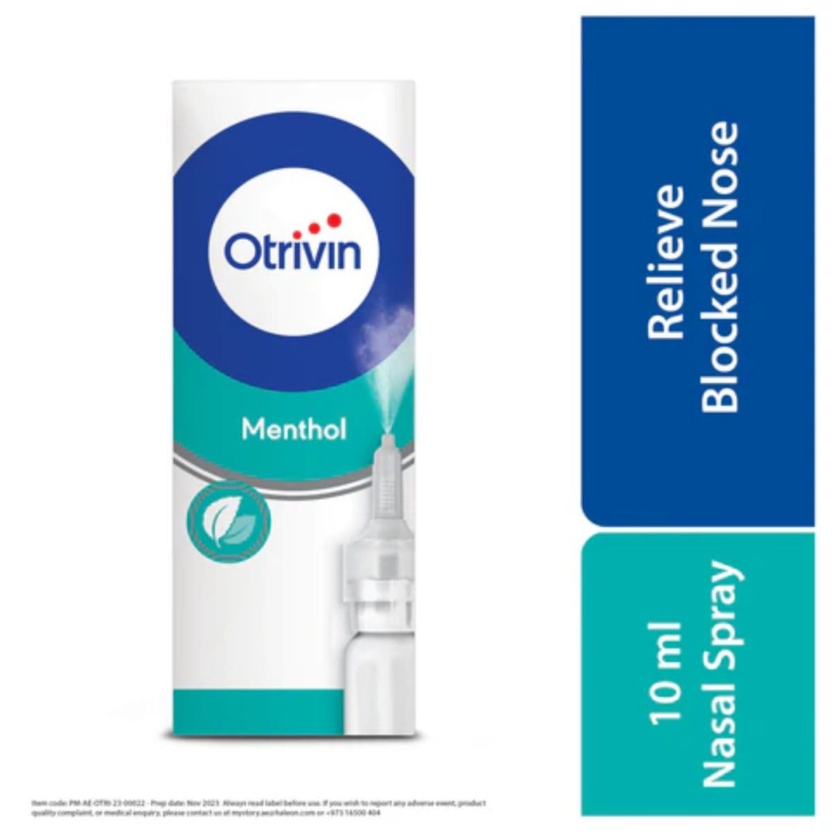 Otrivin Menthol Nasal Spray 10ml