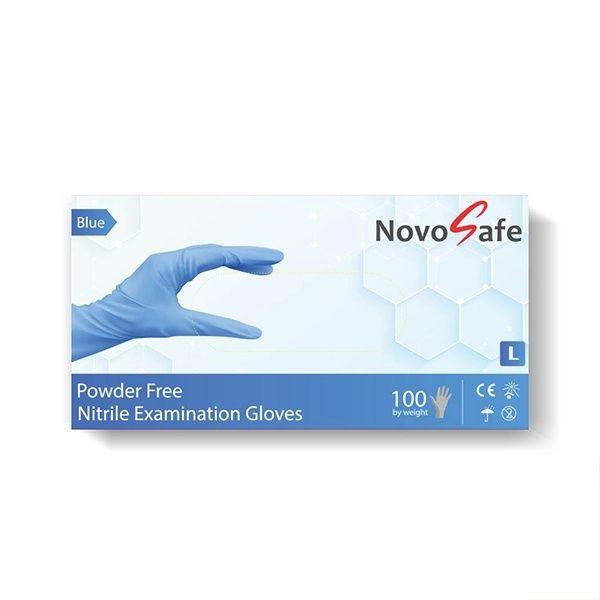 Novosafe Non Sterile Nitrile Blue Glove Large