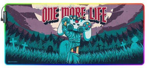 One More Life Xxl Led Mouse Pad