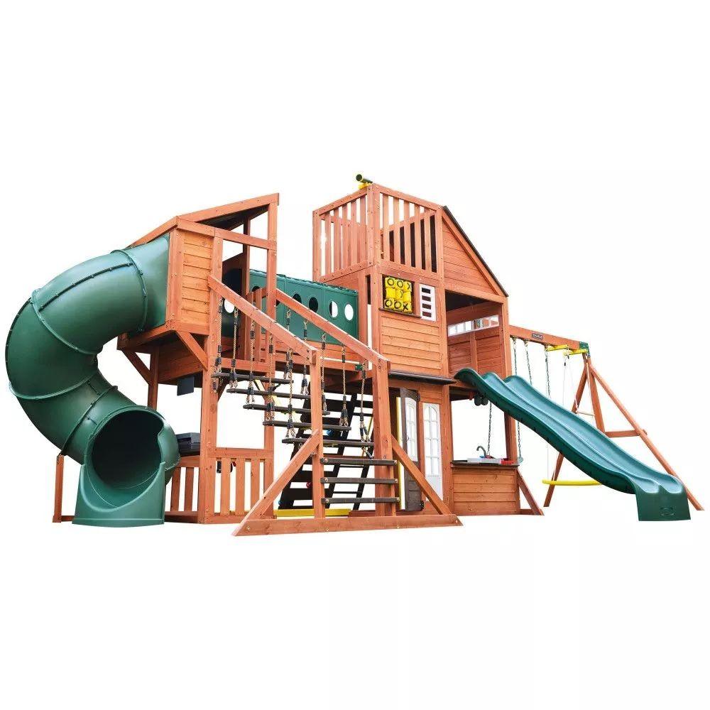 Kidkraft Odyssey Playground Swing Playset -  785cm x W 349cm x H 326cm (Note: Please call Toysaloona to check the item availability)