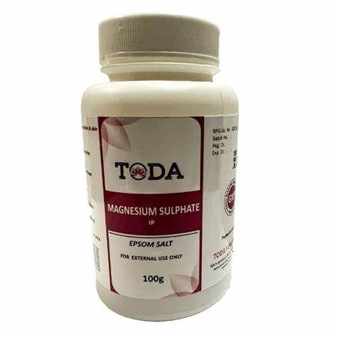 Toda Epsom Salt (Magnesium Sulphate Ip) 100Gm 06So