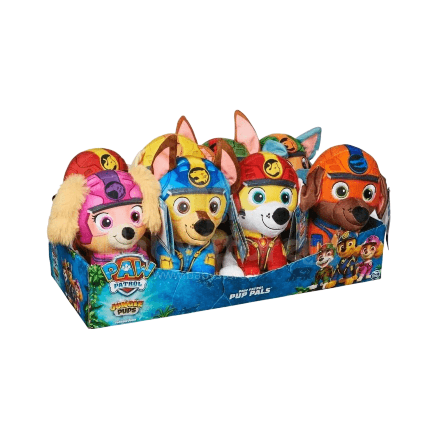 Spin Master Paw Patrol Jungle Basic Plush Assorted Cdu