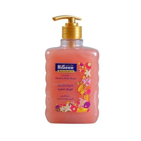 HiGeen Creamy Hand And Body Wash Golden Fruits 500ml
