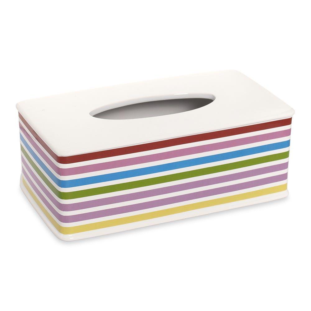 Stripes Tissue Cover, Multicolour - 27x10.5 cm