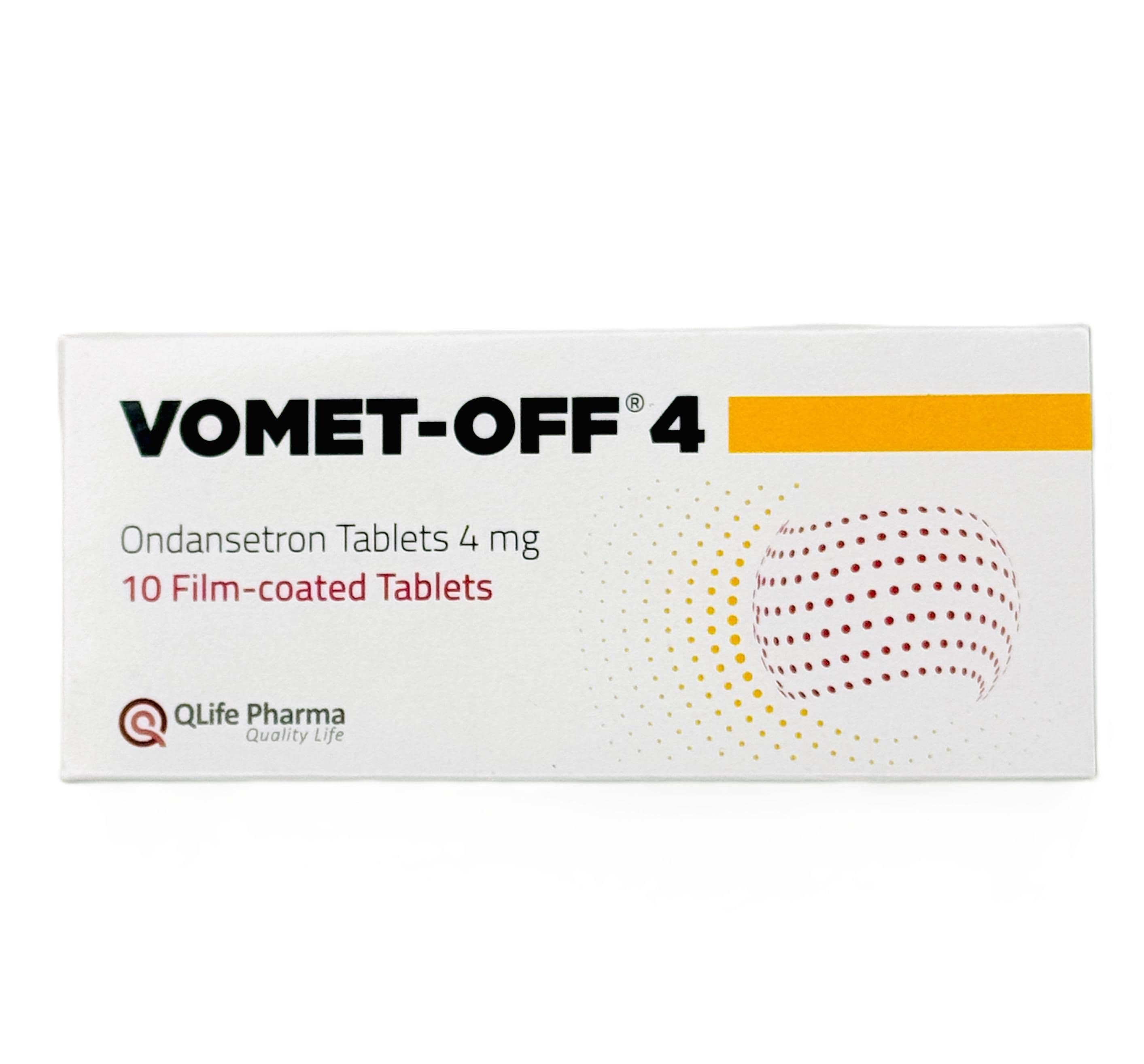 Vomet-Off 4Mg 10 Tablets No.12904