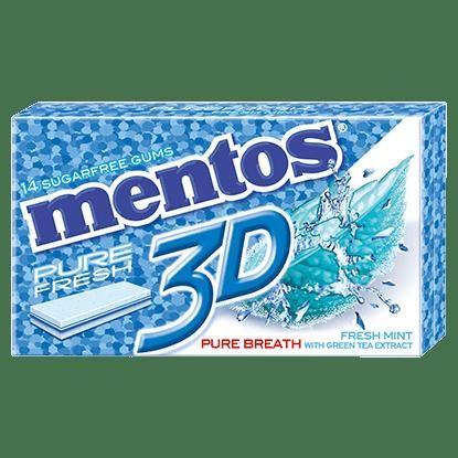 Mentos 3D Gum Fresh Mint