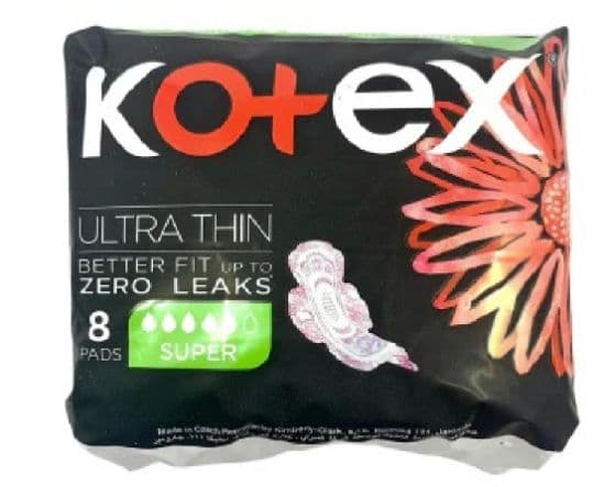 Kotex Ultrathin Super+Wings Pad  8 PC