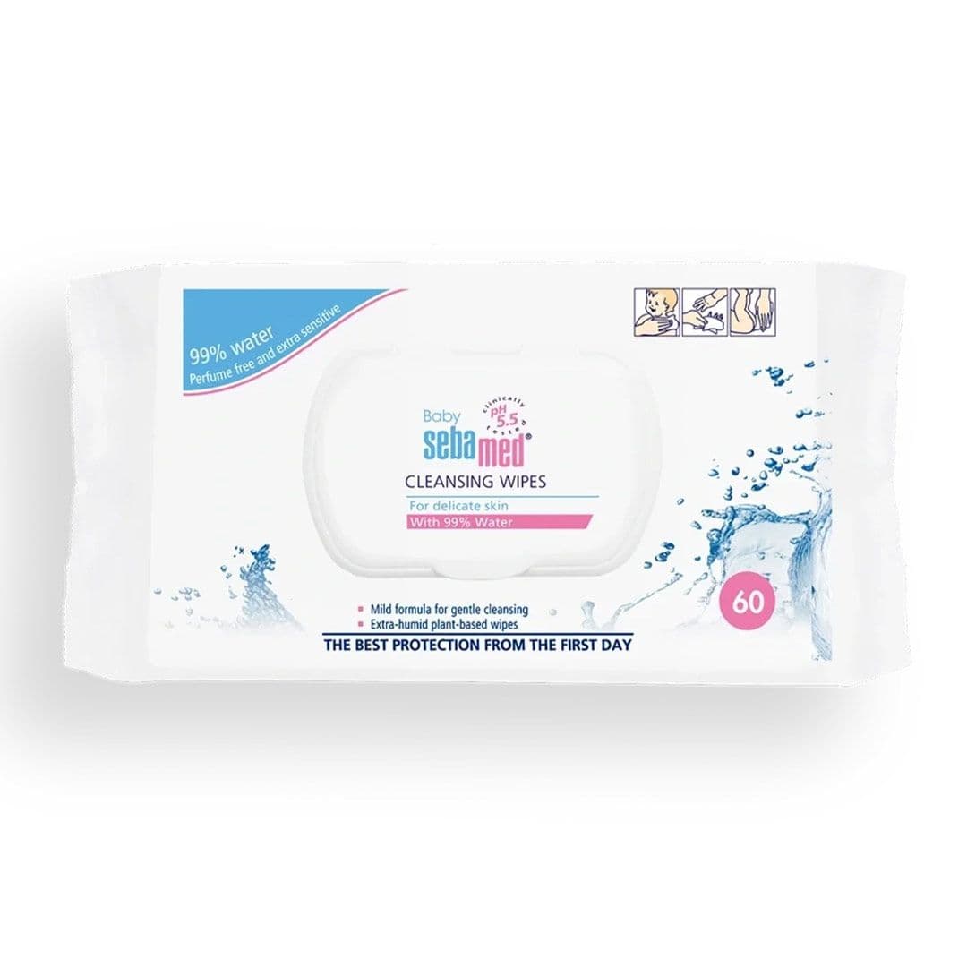 Sebamed Baby Cleansing Wipes W / 99% Water 60 Pcs 