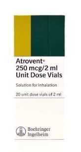 Atrovent 250Mcg/2Ml Vial 1X20'S