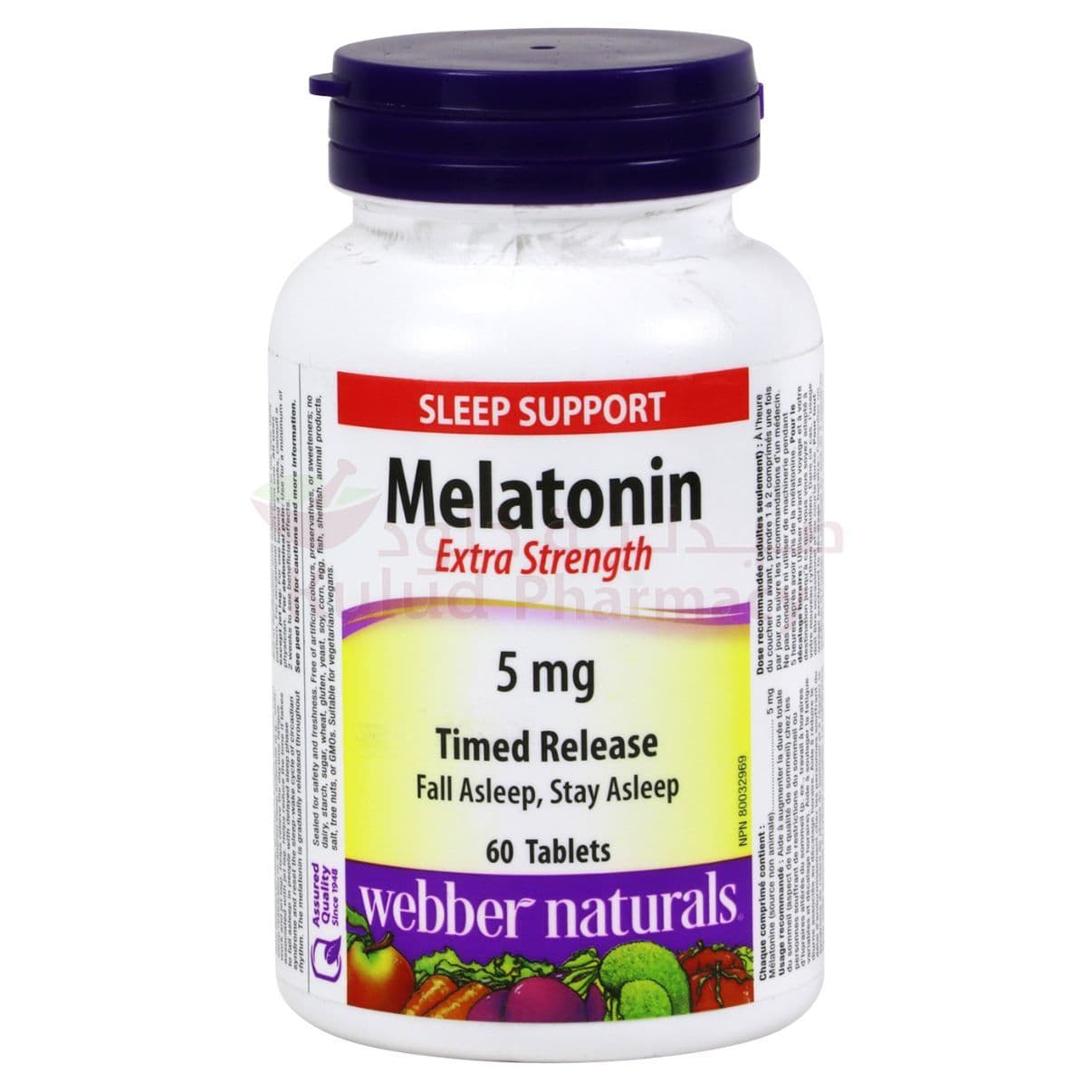 Webber Natural Melatonin Tablet 5mg 60's