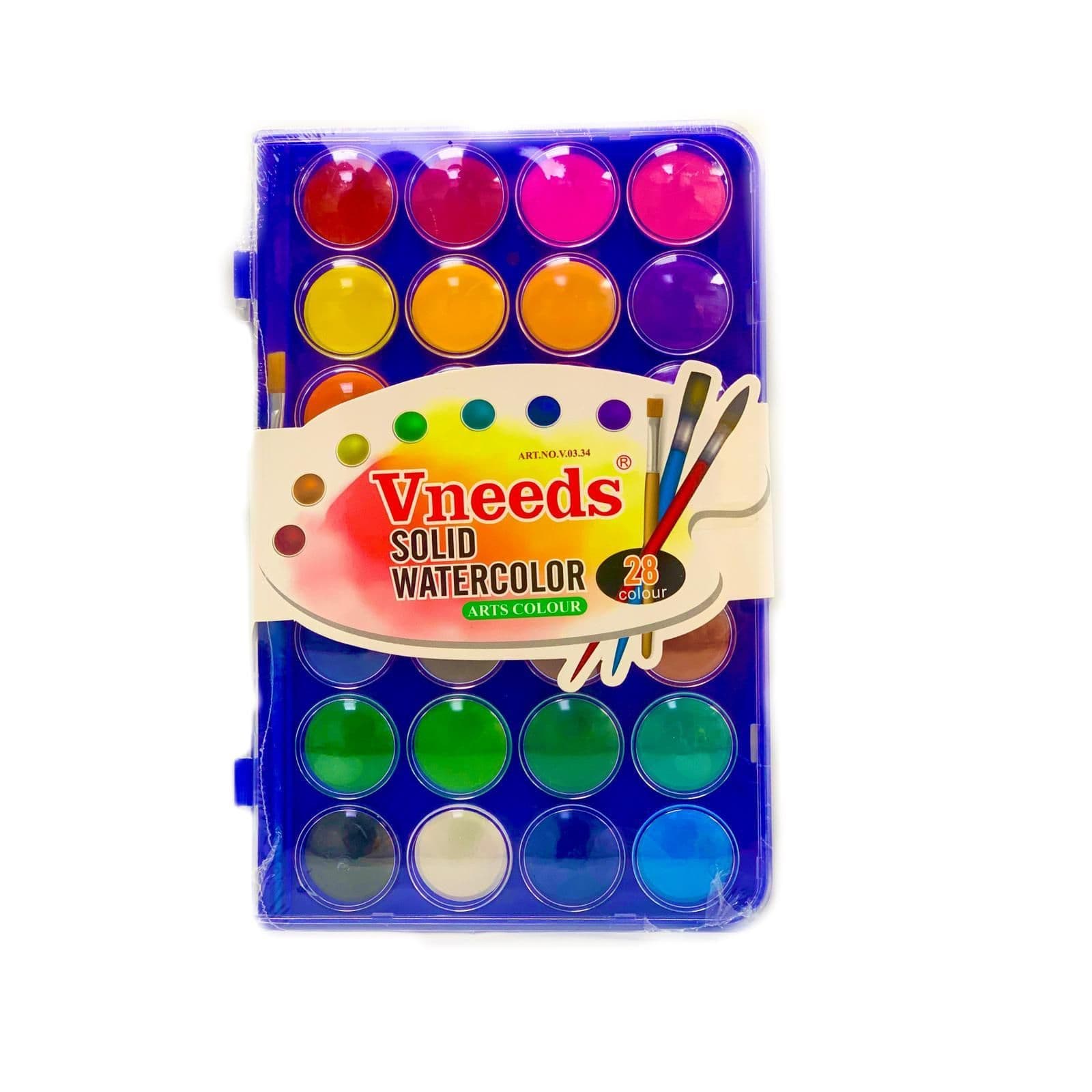 Vneeds Solid Water Colour 28 Colours V0334