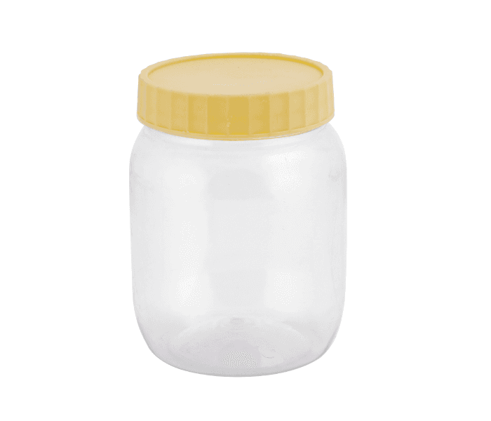 Delcasa DC1488 1000ml Round Jar - Cream