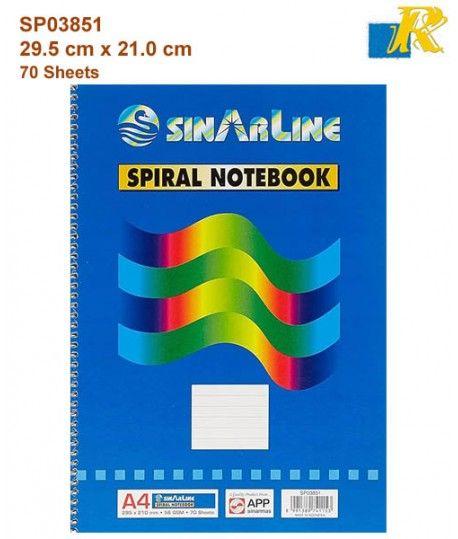 Sinarline Spiral Notebook