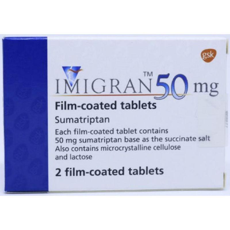 Imigran 50Mg Tab 2'S