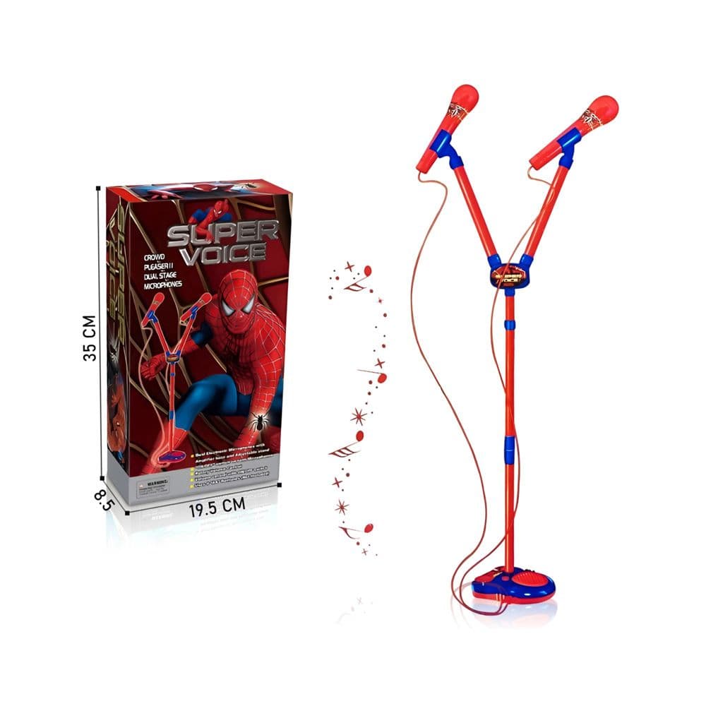 Spiderman Music Microphone Qx-1990D