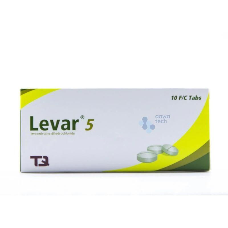 Levar Levocetirizine 5Mg 30 Tablets