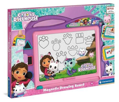 Clementoni Magnetic Draw Board Gabby's Dollhouse