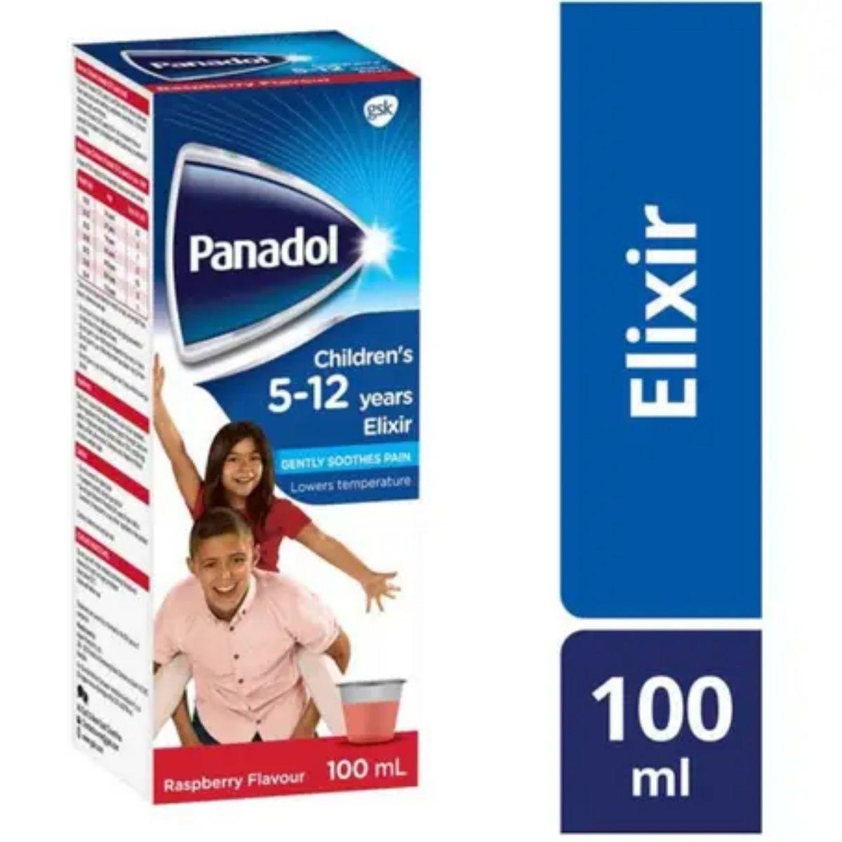 Panadol Elixir Syrup For Children 5-12 100ml