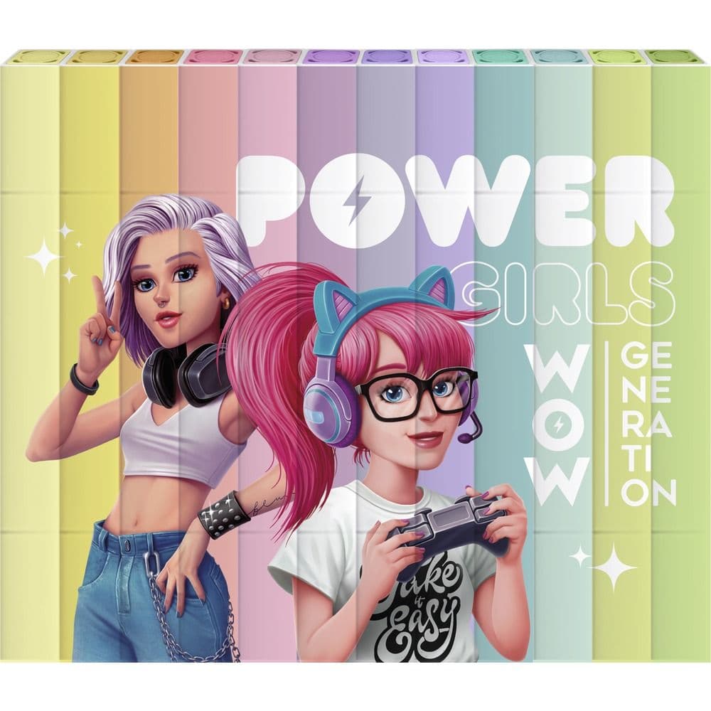 أقلام تحديد مربعة ذات نهاية مزدوجة من Wow Generation