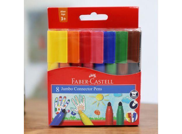 Faber-Castell 8 Jumbo Connector Pens