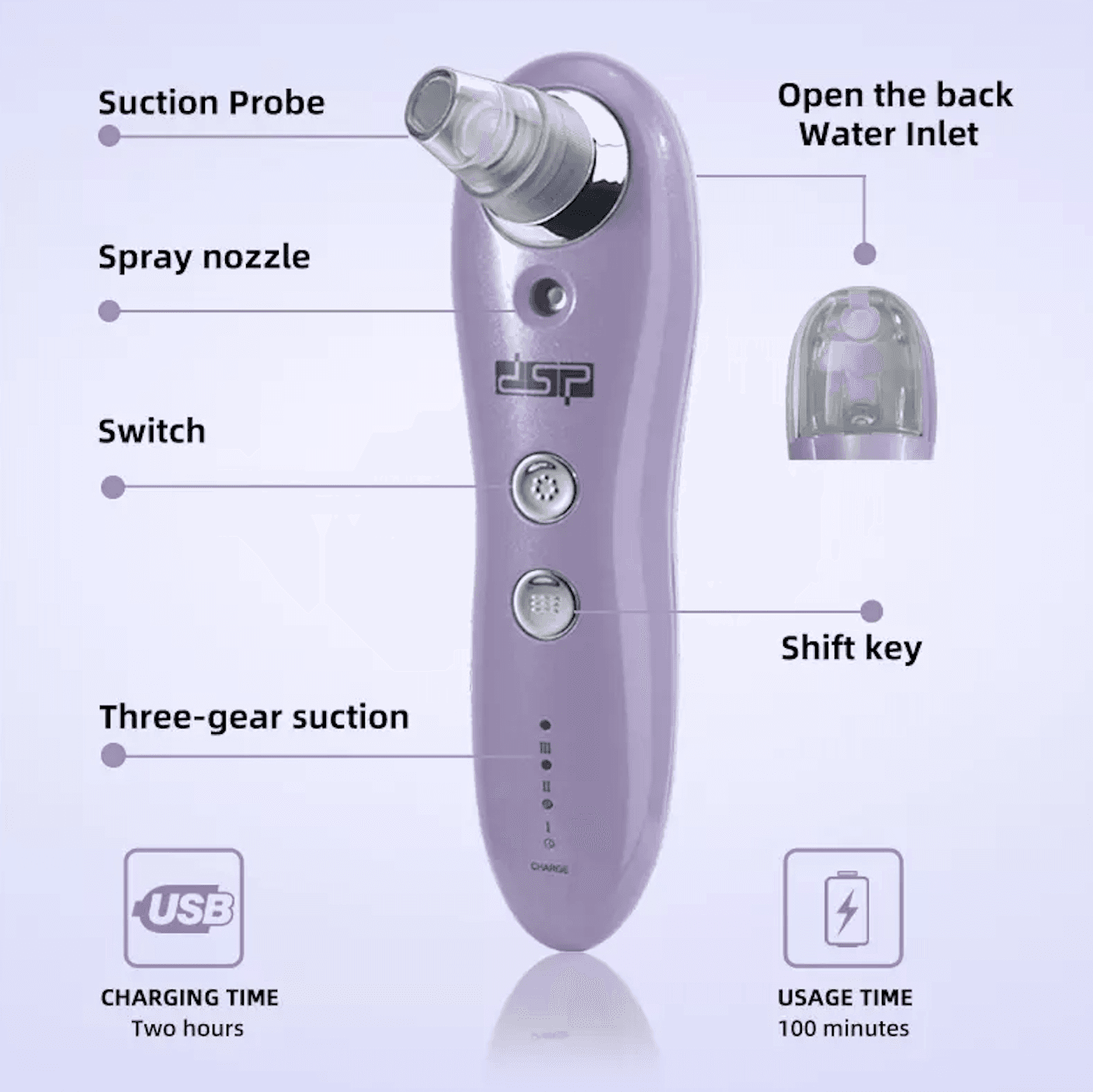 Dsp Blackhead Remover And Facial Scraber