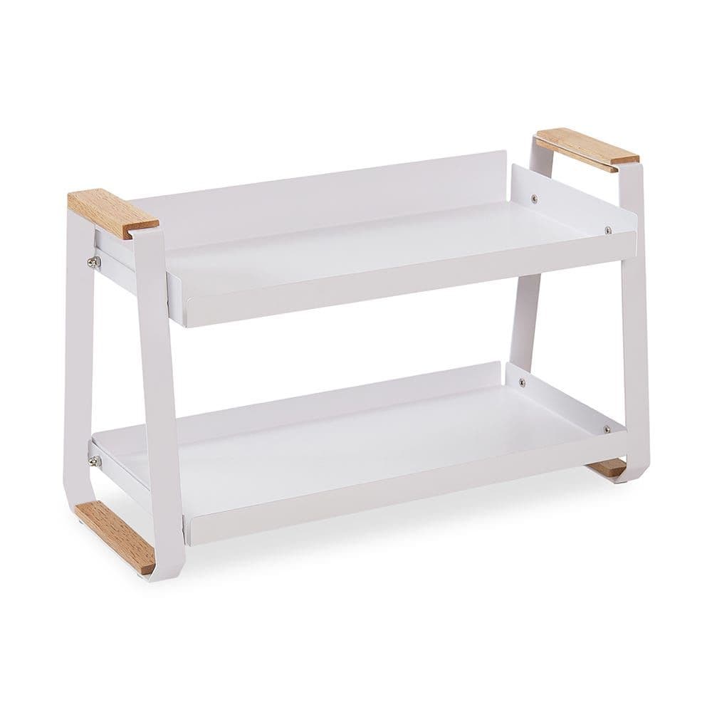 Heini Iron Storage Rack, White - 38X23Cm