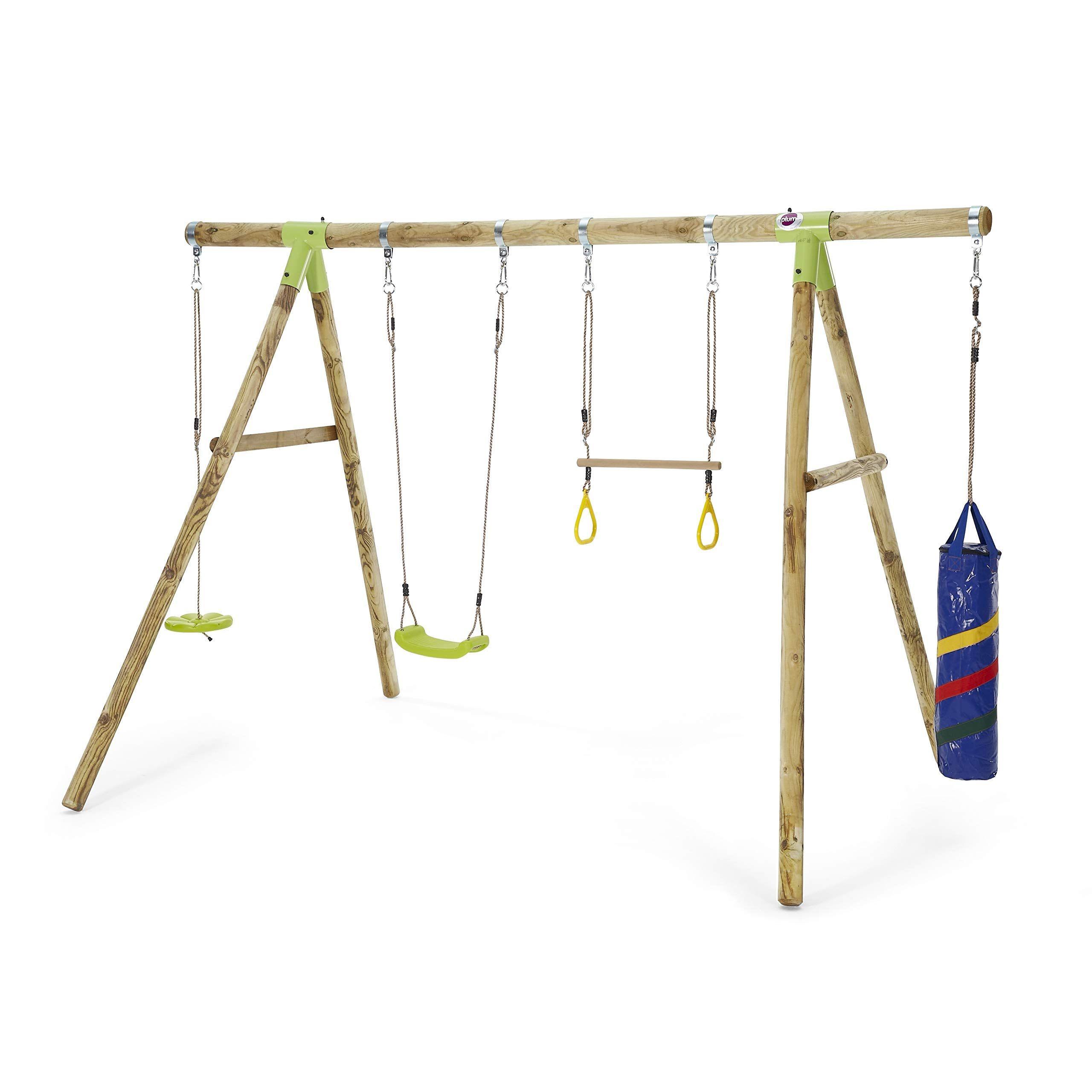 Capuchin Wooden Swing Set - 330cm x 240cm x 220cm