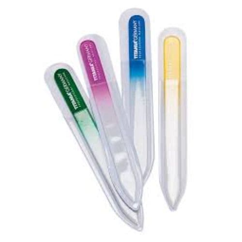 Titania Glass Color Double Sided Nail File  1 PC