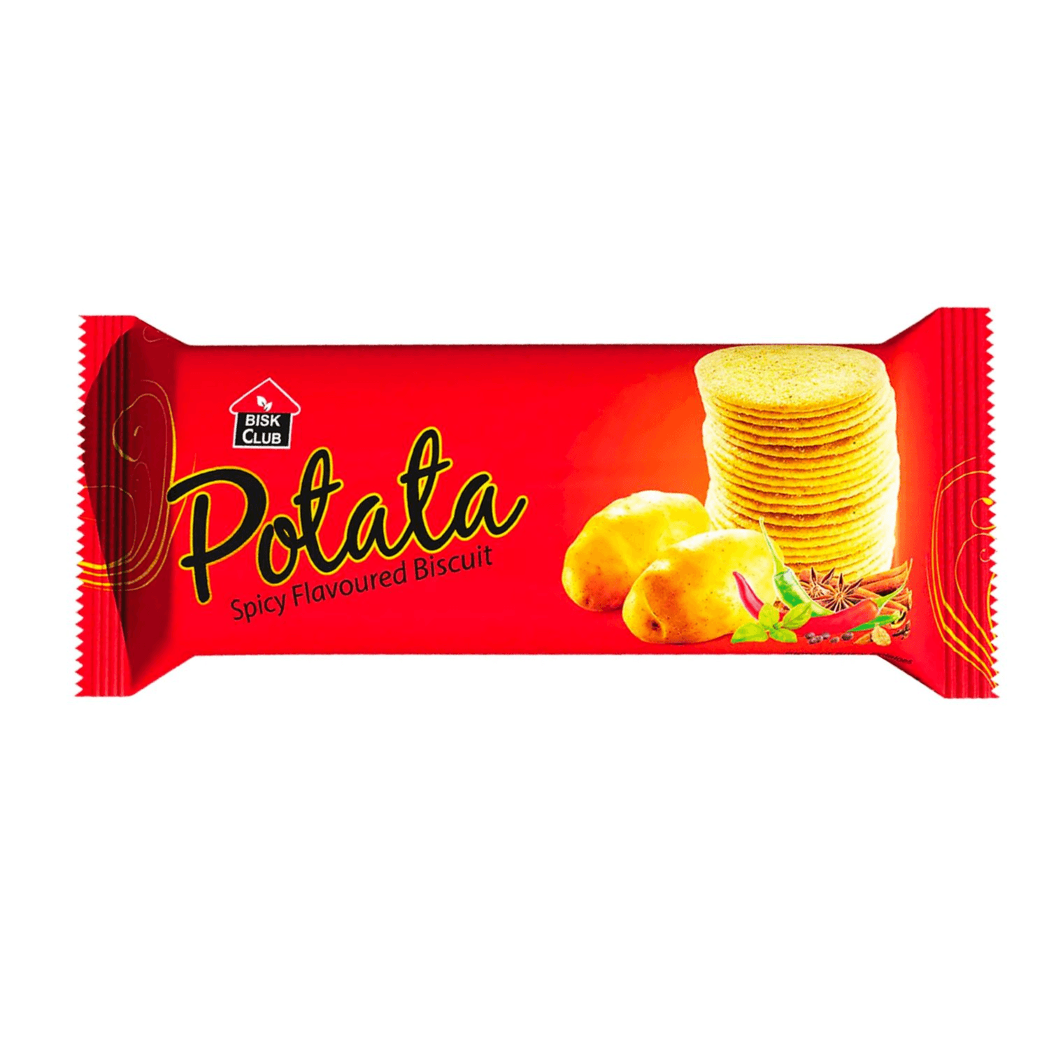Pran Potato Spicy Flavoured Biscuits, 50Gm