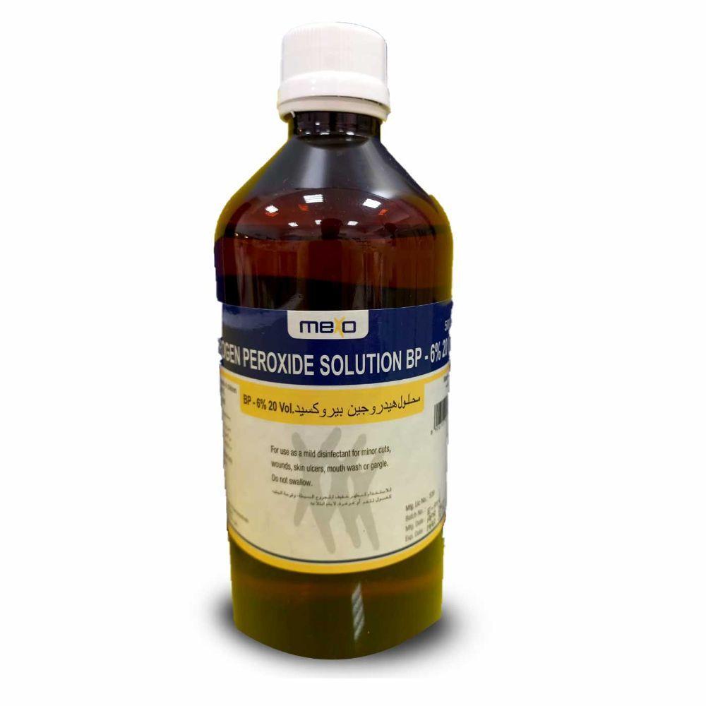 Mexo Hydrogen Peroxide Solution 6% 500Ml 02Xc