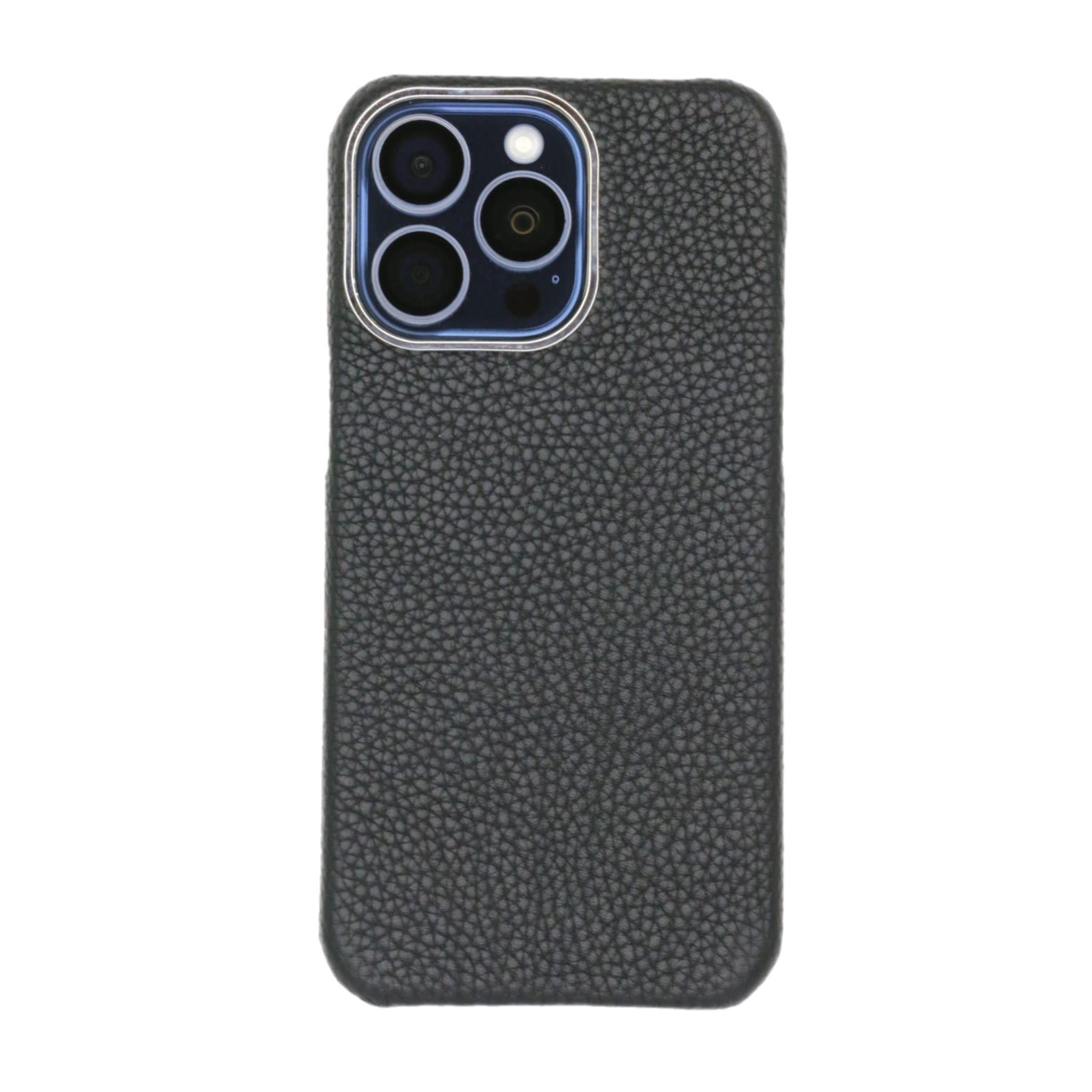 Gs Black Cover Genuine Togo Leather With Magsafe- Iphone 13 Pro