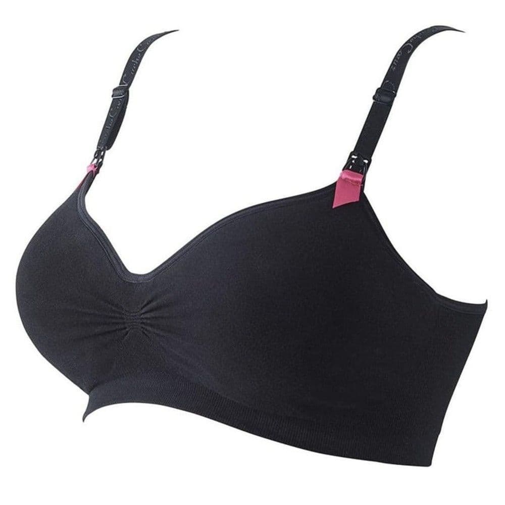 Curve Seamless Nursing Bra (Black) - S