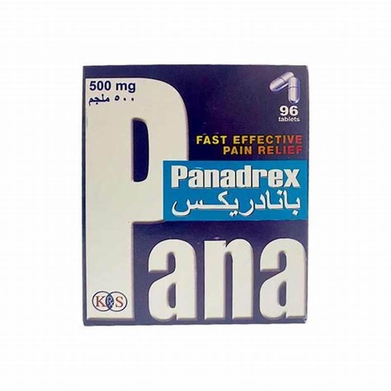 Panadrex 500Mg 96'S Tabs